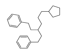 Benzene,1,1'-[3-(3-cyclopentylpropyl)-1,5-pentanediyl]bis- (9CI) Structure