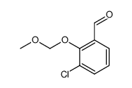 3-Chlor-2-methoxymethoxy-benzaldehyd结构式