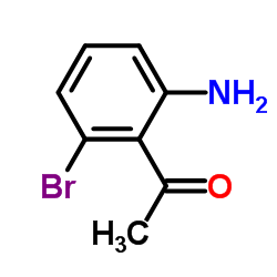 1-(2-氨基-6-溴苯基)乙酮结构式