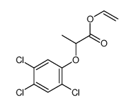 ethenyl 2-(2,4,5-trichlorophenoxy)propanoate结构式