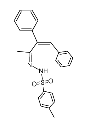 (E)-3.4-Diphenyl-3-buten-2-on-tosylhydrazon结构式