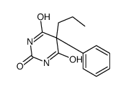 5-Phenyl-5-propylbarbituric acid structure