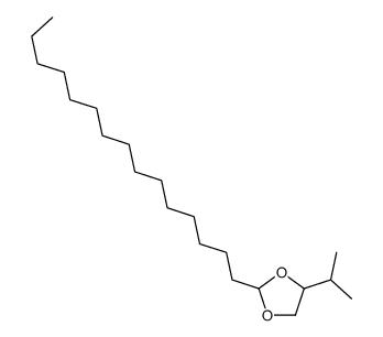 4-Isopropyl-2-pentadecyl-1,3-dioxolane structure