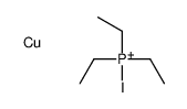 copper,triethyl(iodo)phosphanium结构式