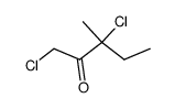 2-Pentanone,1,3-dichloro-3-methyl-结构式
