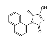 5-methylidene-1-naphthalen-1-ylimidazolidine-2,4-dione结构式