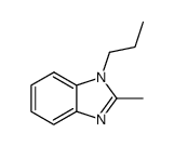 Benzimidazole, 2-methyl-1-propyl- (7CI,8CI) Structure