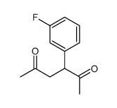 3-(3-fluorophenyl)hexane-2,5-dione Structure