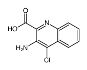 3-amino-4-chloroquinoline-2-carboxylic acid Structure