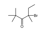 4-bromo-2,2,4-trimethylhexan-3-one结构式
