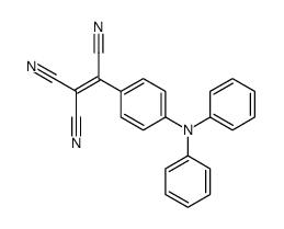 2-[4-(N-phenylanilino)phenyl]ethene-1,1,2-tricarbonitrile Structure