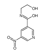 N-(2-hydroxyethyl)-5-nitropyridine-3-carboxamide结构式