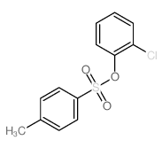 1-chloro-2-(4-methylphenyl)sulfonyloxy-benzene结构式