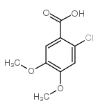2-Chloro-4,5-dimethoxybenzoic acid Structure
