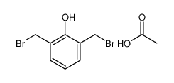 acetic acid,2,6-bis(bromomethyl)phenol结构式