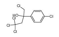 4-chloro-α-(chloromethyl)-α-(2,2,2-trichloroethyl)benzenemethanol Structure