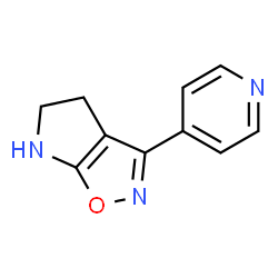 4H-Pyrrolo[3,2-d]isoxazole,5,6-dihydro-3-(4-pyridinyl)-(9CI) Structure