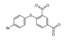 1-(4-bromophenyl)sulfanyl-2,4-dinitrobenzene结构式