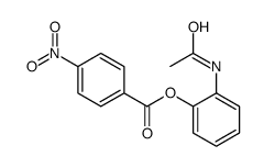 (2-acetamidophenyl) 4-nitrobenzoate结构式