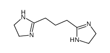 2-[3-(4,5-dihydro-1H-imidazol-2-yl)propyl]-4,5-dihydro-1H-imidazole结构式