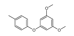 1,3-dimethoxy-5-(4-methylphenoxy)benzene结构式