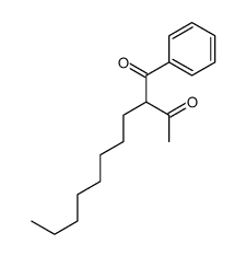 2-octyl-1-phenylbutane-1,3-dione Structure