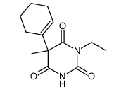 5-cyclohexenyl-1-ethyl-5-methylpyrimidine-2,4,6(1H,3H,5H)-trione Structure