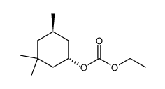 ethyl trans-3,3,5-trimethylcyclohexyl carbonate结构式
