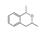 cis-1,3-dimethyl-3,4-dihydro-1H-2-benzopyran Structure