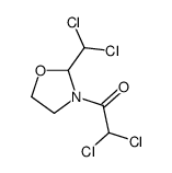 2,2-dichloro-1-[2-(dichloromethyl)-1,3-oxazolidin-3-yl]ethanone Structure