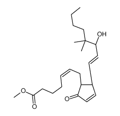 16,16-dimethylprostaglandin A2 methyl ester structure