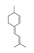 3-methyl-6-(3-methylbut-2-enylidene)cyclohexene结构式