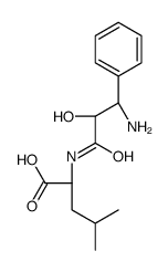 (2S)-2-[(3-amino-2-hydroxy-3-phenylpropanoyl)amino]-4-methylpentanoic acid Structure