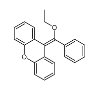 9-[ethoxy(phenyl)methylidene]xanthene结构式