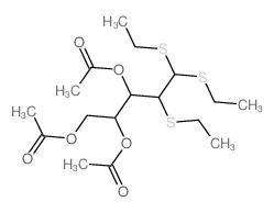 D-Xylose,2-S-ethyl-2-thio-, diethyl dithioacetal, triacetate (9CI)结构式