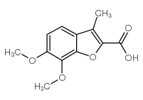 6,7-dimethoxy-3-methyl-1-benzofuran-2-carboxylic acid Structure