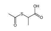 2-acetylsulfanylpropanoic acid结构式