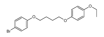 1-bromo-4-[4-(4-ethoxyphenoxy)butoxy]benzene结构式