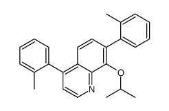 4,7-bis(2-methylphenyl)-8-propan-2-yloxyquinoline结构式
