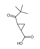 (1R,2R)-2-(2,2-dimethylpropanoyl)cyclopropane-1-carboxylic acid Structure