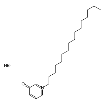 1-hexadecylpyridin-1-ium-3-ol,bromide Structure