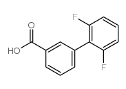 3-(2,6-Difluorophenyl)benzoic acid结构式