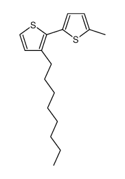 5'-methyl-3-octyl-2,2'-bithiophene Structure