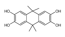 9,10-dihydro-9,9,10,10-tetramethylanthracene-2,3,6,7-tetrol structure