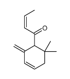 1-(6,6-dimethyl-2-methylidenecyclohex-3-en-1-yl)but-2-en-1-one Structure