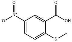 2-Methylthio-5-nitrobenzoic acid结构式