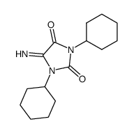 1,3-dicyclohexyl-5-imino-imidazolidine-2,4-dione结构式