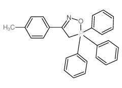 1,2,5-Oxazaphosphole,4,5,5,5-tetrahydro-3-(4-methylphenyl)-5,5,5-triphenyl- (9CI)结构式