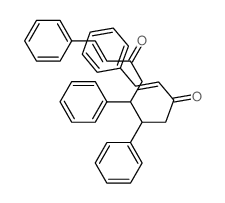 1,5,6,10-tetraphenyldeca-1,9-diene-3,8-dione结构式