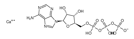 adenosine 5'-triphosphate calcium salt Structure